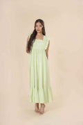 Mint Whisper Ruffle Dress