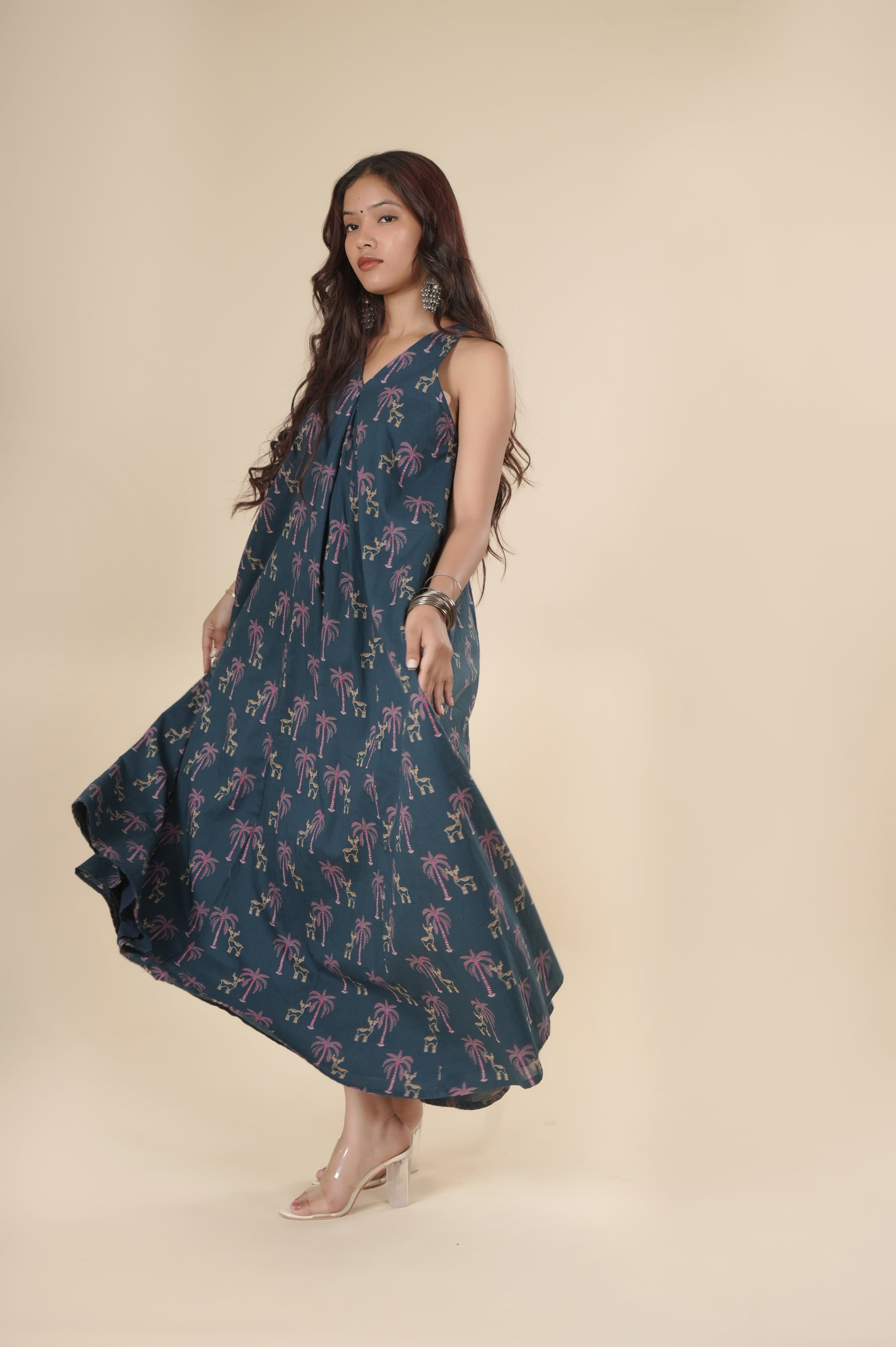 Teal Oasis Maxi Dress