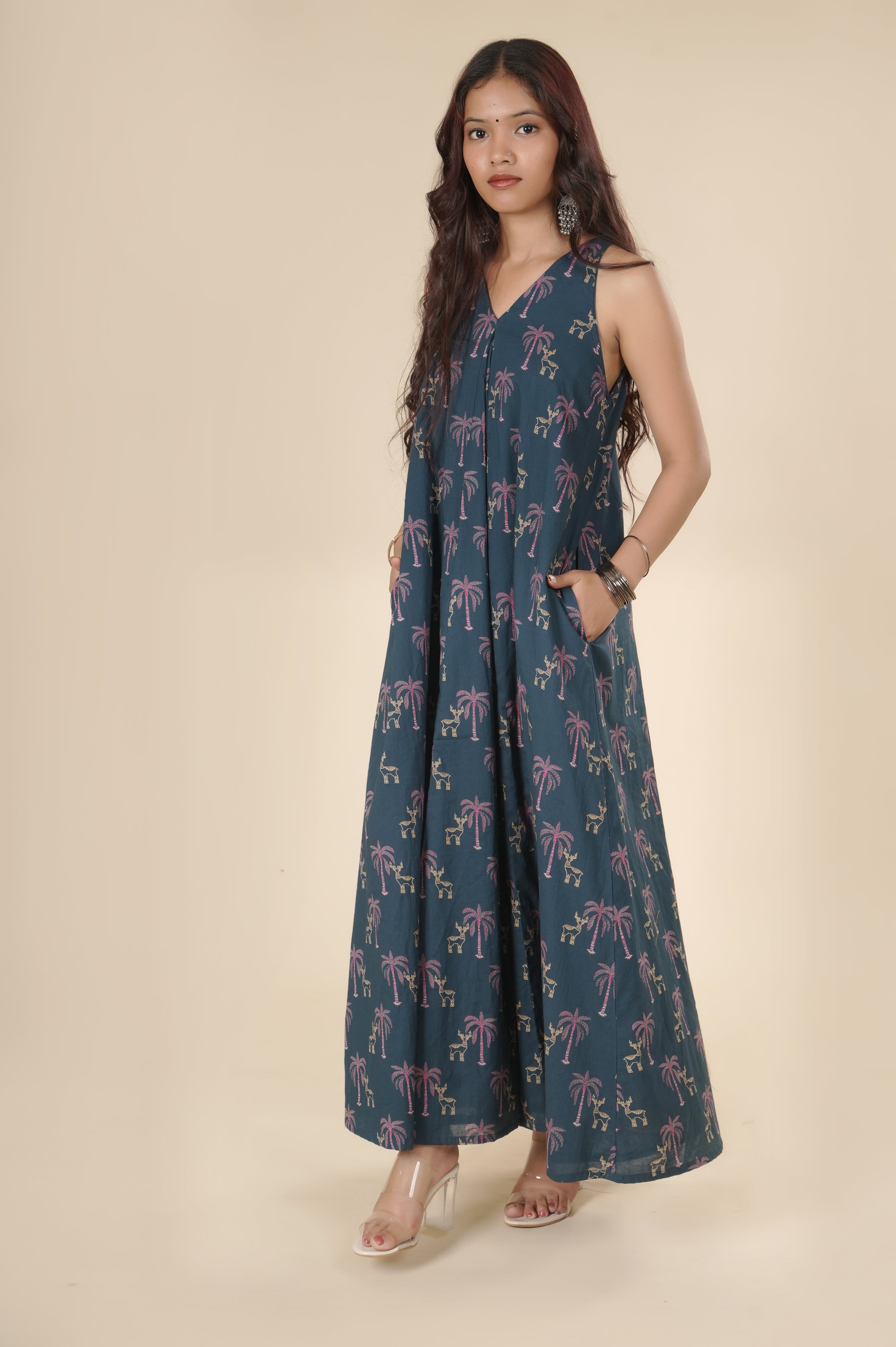 Teal Oasis Maxi Dress