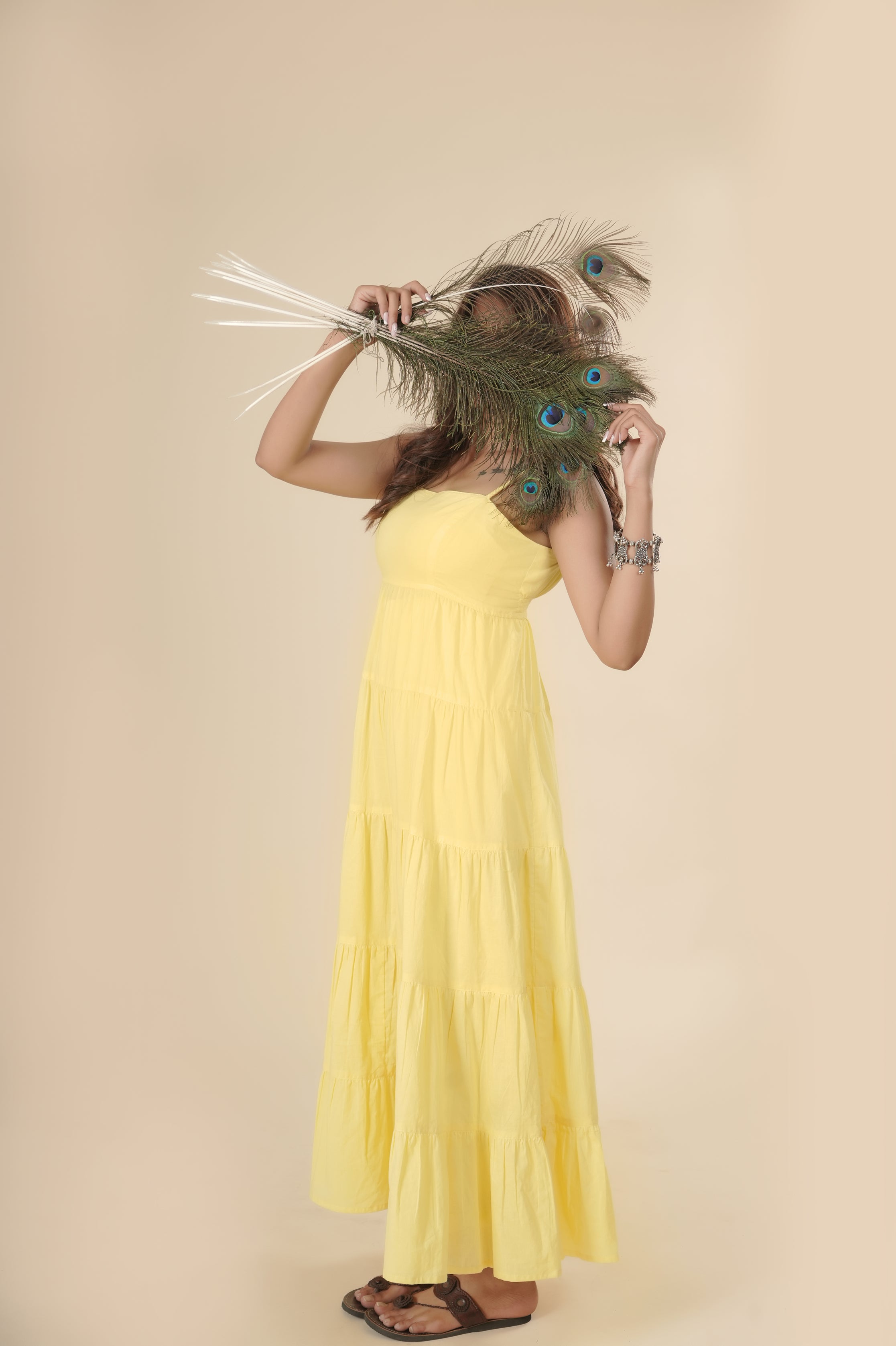 Sunlit Daisy Tiered Dress