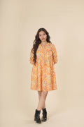 Radiant yellow mini dress